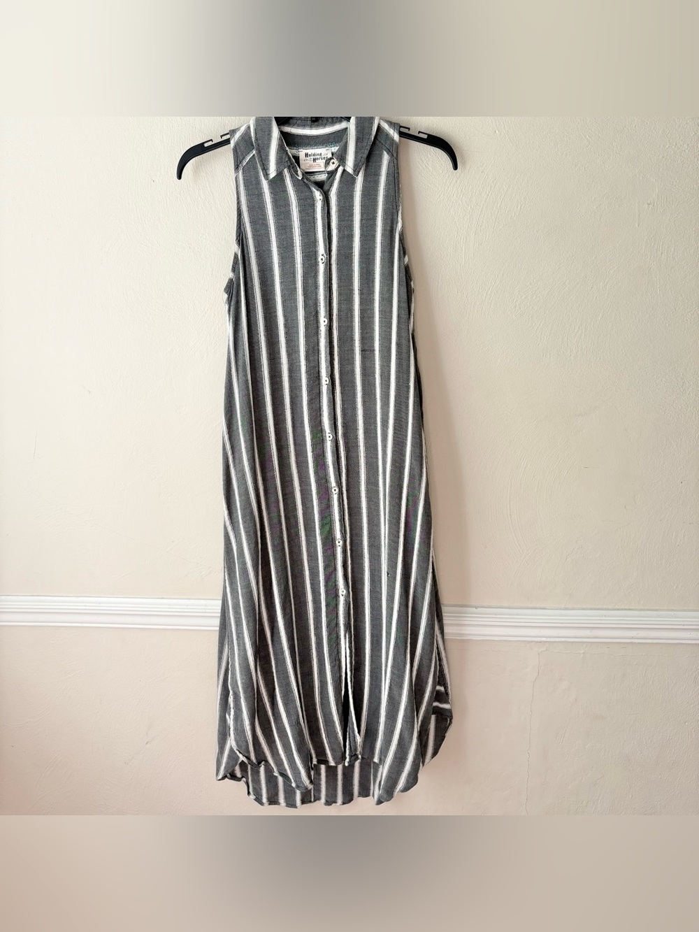 Holding Horses Anthropologie Knoxville‎ Striped Sleeveless Midi Dress